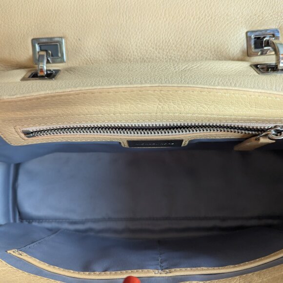 Michael Kors Collection Quinn Top-handle Satchel with Leather/Chain Strap - Picture 4 of 6